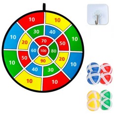 찍찍이 다트볼 공던지기 다트 놀이 보드게임 T540, 없음