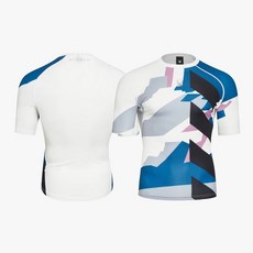 [백화점 정품] 스파이더 남성 트레이닝 프로웹 패턴 컴프레션 숏 슬리브 SPHPCNCS201MWHT