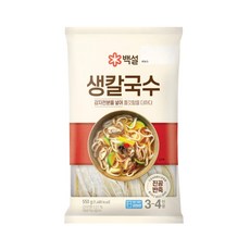 CJ 제일제면소 생 칼국수 550g, 1개