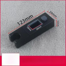 샤워기 거치대 고정 헤드걸이 비누받침대 사각 홀더 욕실, 블랙 18x30mm