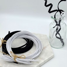 마스크와이어 마스크철사 코와이어 코철사 마스크재료 마스크만들기 아기턱받이재료 턱받이철사 머리끈재료, 화이트, 1개