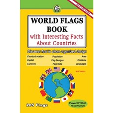 (英文圖書)World Flags Book with Interesting Facts About Countries 平裝版, Feelingood, 英文