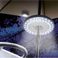 비엘스키 휴대용 야외 파라솔 조명 캠핑 걸이식 텐트 해변 우산 정원 LED, 1개, 파라솔램프 BL11244