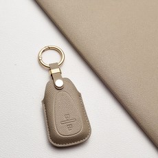 쉐보레 호환 천연 소가죽 키케이스 & 키홀더 (말리부/스파크/트래버스/트랙스/뉴크루즈) 차량용품, 쉐보레 A2 타입(2버튼), 에토프그레이