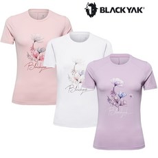 [블랙야크]24년SS 여성용 플라워 그래픽 라운드 반팔 티셔츠 M플로아라운드티S2 1BYTSM4531
