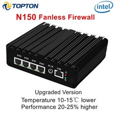 인텔 N150 미니 PC 방화벽 라우터 4 LAN i226-V 25G 셀러론 J6412 6305 J5005 NVMe 팬리스 컴퓨터 저전력 p, 01 Intel N150 DDR5, 05 16GB Ram 128GB NVMe