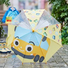꼬마버스 타요 캐릭터 라니 아동 우산 시야확보 투명창 유치원 어린이집 어린이 안전 반사광