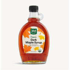 365 by Whole Foods Market Organic Grade A Dark Maple Syrup 12 Fl Oz, 2개, 355ml