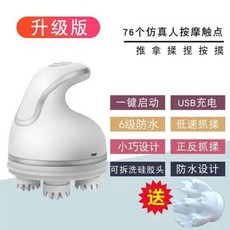 고양이 마사지 기계 그루밍 강아지 2세대 1. 애견 전동 흰색 털정리 마사지기, 1개, E. 반려동물용 안마기의 업그레이드된 소음저감 버전 화