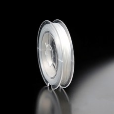 [라이트피싱] 고탄성 우레탄 면사매듭 10m, 화이트, 1개