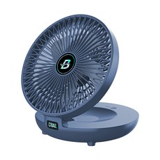 S1 壁掛桌面風扇 空氣循環扇 靜音風扇 風扇 觸控 桌扇 壁扇 電風扇 露營 辦公 小風扇 廚房風扇 折疊風扇, S1 風扇藍色（限插電使用 非充電款)