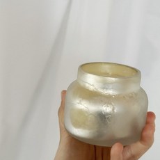 蠟燭森林 Capri Blue Lagoon 湖灣 小蒼蘭 美國香氛蠟燭 玻璃廣口瓶 霧面銀, 1個, 瑕疵出清