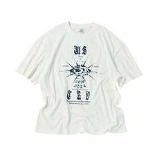 TRAVEL 인사이트 피그먼트 반팔티 크림 102824