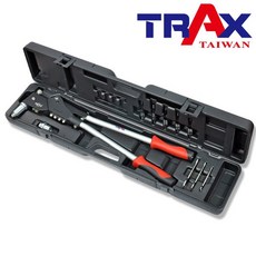TRAX ARX-H93 360度旋轉頭手動式省力型拉釘拉帽工具組, 1個