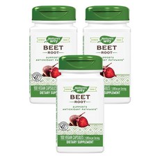 Nature's Way 然萃維 甜菜根500mg素食膠囊, 100顆, 3罐