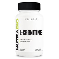 Nutrabio 左旋肉鹼膠囊, 1罐, 90顆