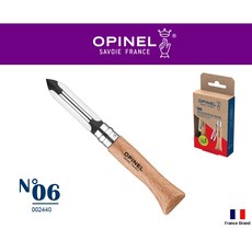 Opinel No.06 櫸木柄不銹鋼摺疊削皮刀, 1個