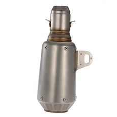 스테인레스 스틸 배기 파이프 머플러 범용 오토바이 ATV 프로스팅 51mm