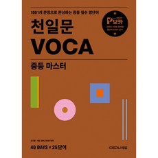 천일문 VOCA 중등 마스터(개정판), 단품, 단품