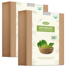 네이처수 천연 헤나염색약 100% 새치커버 8컬러, 뉴트럴 (영양+무색), 2개