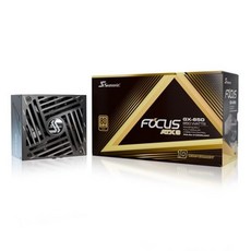 [시소닉] NEW FOCUS V4 GOLD 풀모듈러 ATX3.1 GX-850 [850W/블랙], 블랙