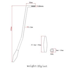 기타 트레몰로 암 스레드 싱글 브리지 시스템 골든 와미 암개 캡 일렉트릭 기타교체품, 1개