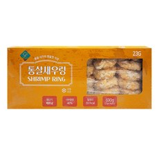 지엔씨 냉동 통살새우링 690g, 1개, 단품