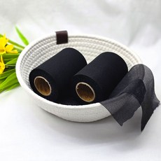 실크심지 10cm 18M(20마), 2개, 검정