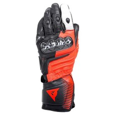 【PUPU SHOP】DAINESE 防摔手套 CARBON 4 LONG 長手套 黑 皮革 拳眼碳纖 山羊皮, 黑紅,S, 1個