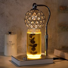 캔들백화점 공기정화 및 호흡기에 도움을 주는 유칼립투스 아로마 캔들+비주 캔들워머 세트, 비주(실버 화이트)+리얼유칼립투스 캔들570g세트