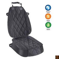 차량용 뒷좌석 방수 카시트 A 의자커버 보호 시트 매트 에어매트 놀이방매트 뒷자리 승용차, 1개, 후방 블랙 테두리