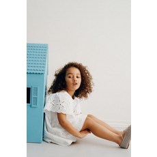 자라 ZARA 자수 원피스 - 화이트 970779