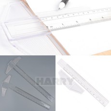 장유 조립식 제도용 T자 재단자, 45cm, 1개
