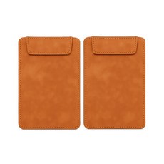 [데스크랩] 마그넷 영수증 빌지 미니 (8'x6'), 2개, 브라운 2개, 브라운