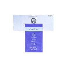 서린 일회용 쉐이빙폼 4ml x 100개 면도크림 쉐이빙젤, 서린 일회용 바디워시 8ml x 100개 여행용 휴대용