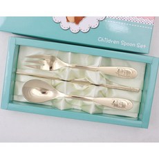 일성로얄 복돼지티타늄수저 3P 1515-A 어린이 수저 포크 작은수저