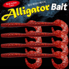 JRC 글럽웜5인치 CT100 광어 우럭 바다 선상용루어웜, P22, 1개