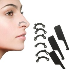 [PK] 셀프 코높이기 코뽕 노즈업 콧볼 축소 코집게, 블랙, 1세트