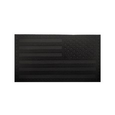 牛津布美國國旗戶外星條旗激光切割反光夜光魔鬼氈臂章 士氣魔鬼氈-桃園出貨, M00135-7B   反光美國9*5C, 1個