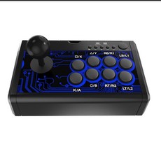 DOBE SWITCH/XBOX/PS/PC通用格鬥搖桿 快打旋風 鐵拳適用 OLED顯示, 全新有線搖桿(請看商品說明再下單), 1個