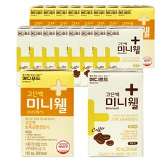 메디푸드 미니웰 바나나맛 커피맛 2종, 18개