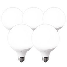 라인라이팅 LED 에코 볼구 12w 에너지소비효율 1등급 제품, 5개, 주광색