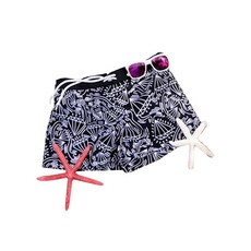 Veraf Krypton 黑色女式沙灘褲板短泳裝下裝沙灘裝 A145