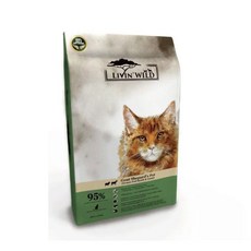 LIVIN' WILD 野宴 草飼羊&野牧山羊 貓糧 全齡貓 無穀配方 15LB (6.8公斤), 1個, 草飼羊&野牧山羊,15lb/6.8kg(遇缺1磅x15包出貨), 6.8kg, 羊