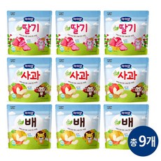 일동후디스 아이얌 동결건조 순과일칩 9개 혼합 (순딸기3 + 순사과3 + 순배3), 15g