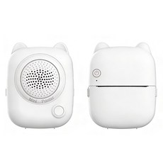 음성 기능이 있는 AI 포켓 프린터 사진 생성 학습 기능을 갖춘 휴대용 스마트 미니 학생, WHITE