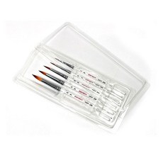 부품 (단아미) 투명 세필붓 750-5본조 세트 79000EA 1EA, 본상품