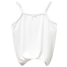 兒童素色無袖背心 細肩帶上衣 柔軟親膚透氣 多色可選