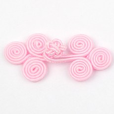 달팽이매듭단추 전통 매듭단추 생활한복단추 차이나단추, 8개, 달팽이매듭단추(핑크)