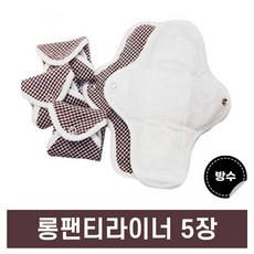 단오 날개형 방수 롱 팬티라이너, 소형, 5개입, 1개